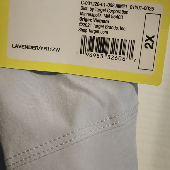 NWT Plus All In Motion Women's Dry Fit Lavender Training Jogger Pants. 2x & 4x - Picture 6 of 7